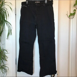 Women Levi's 16S Size 16 Short 512 Bootcut Black Jeans Denim EUC